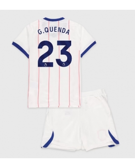 Billige Fotballdrakt Chelsea Geovany Quenda #23 Replika Tredjedraktsett Barn 2026-27 Kortermet (med bukser)